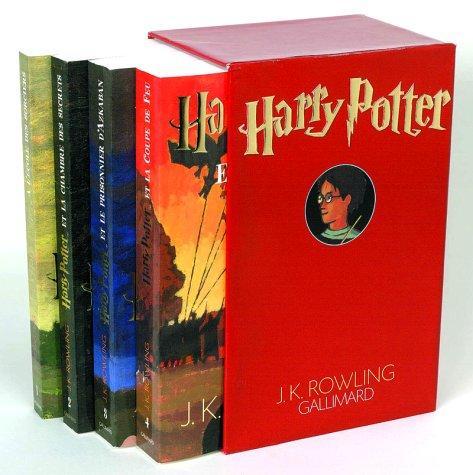J. K. Rowling: Harry Potter, coffret 4 volumes (French language, 2000)