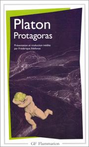 Plato: Protagoras (French language, 1997)