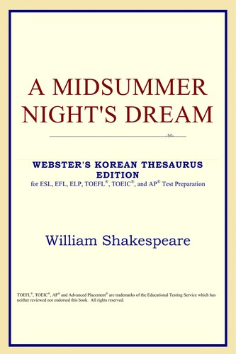 William Shakespeare: A midsummer night's dream (2005, ICON Classics)