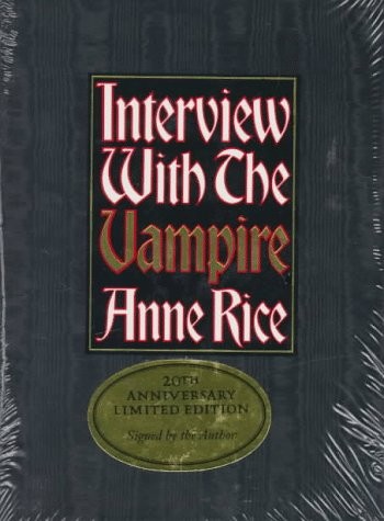 Anne Rice: Interview with the Vampire (Hardcover, 1996, Alfred A. Knopf, Brand: Alfred A. Knopf)