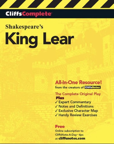 William Shakespeare: CliffsCompleteTM King Lear (2002, John Wiley & Sons, Ltd.)