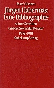 René Görtzen: Jürgen Habermas (Hardcover, German language, 1982, Suhrkamp Verlag)