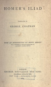 Homer: Iliad (1884, G. Routledge)